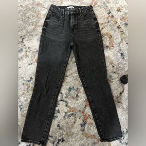 PacSun Women’s Mom Black Denim Jeans 25